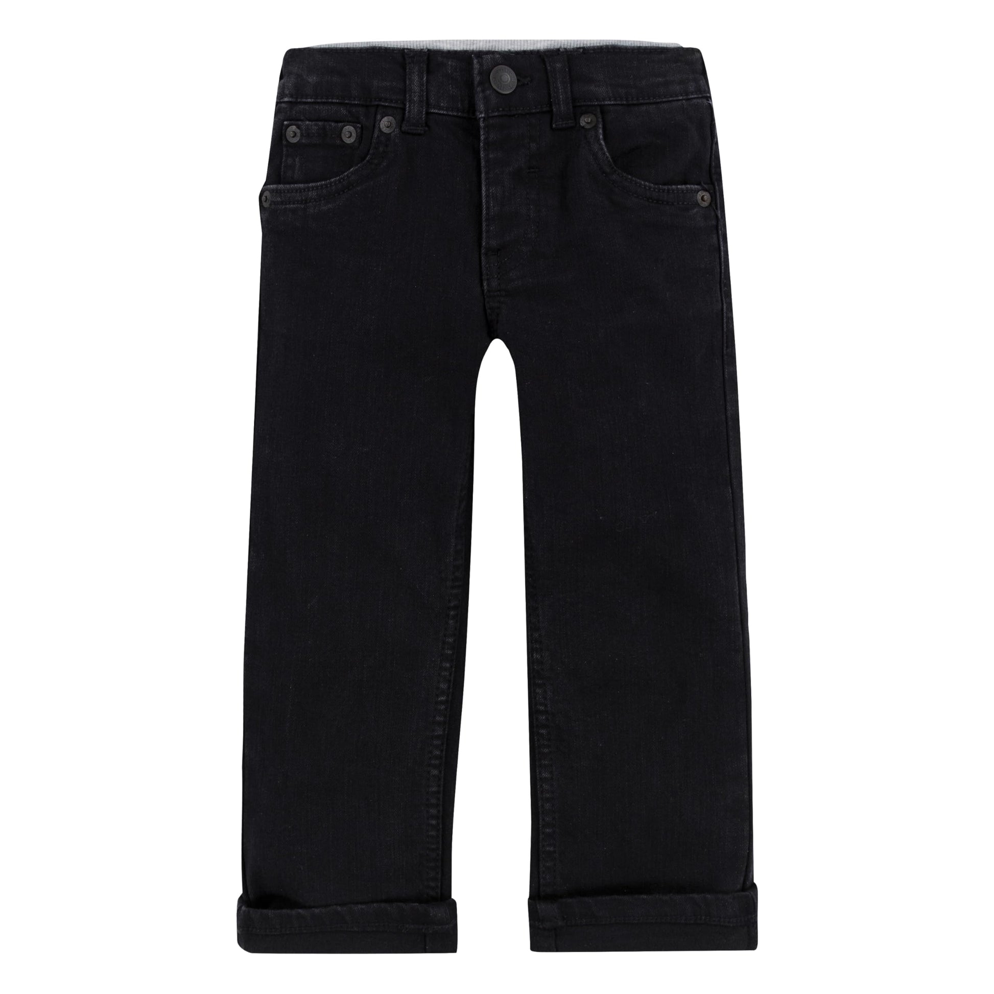 Levi'S Baby Boys' And Toddler Pull On Jeans, Black Stretch/Straight, 5