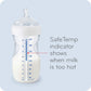Nuk Simply Natural Baby Bottles With Safetemp Gift Set, Pink - Includes 4 Bottles, 3 Pacifiers, And 2 Replacement Bottle Nipples