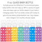 Lifefactory Glass Baby Bottle With Stage 2 Nipple And Protective Silicone Sleeve Grape 9 Oz (Lf110021C4)