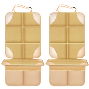 Meolsaek Car Seat Protector, Non-Slip Padded Backing Will Not Leave Imprint, Thickest Carseat Seat Protector For Child Car Seat