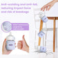 Joxodak 4 Pack Silicone Sleeves For Philips Avent Natural Bottle, Food Grade Silicone Cover And 4Pcs Travel Caps, Lids Replaceme