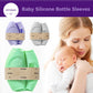 3 Pack Silicone Sleeve For Philips Avent Glass Bottle - Shatter Proof Natural Silicone Bottle Sleeve For Anti Colic Baby Bottles