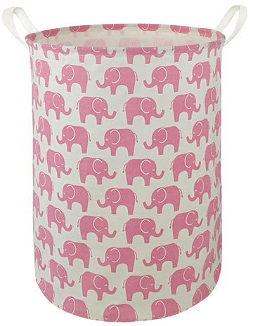 Kunro Clothes Hamper Waterproof Toy Storage Bin Organizer For Nursery Hamper Home Decor Closet Kids Bedroom Laundry Hamper Baby