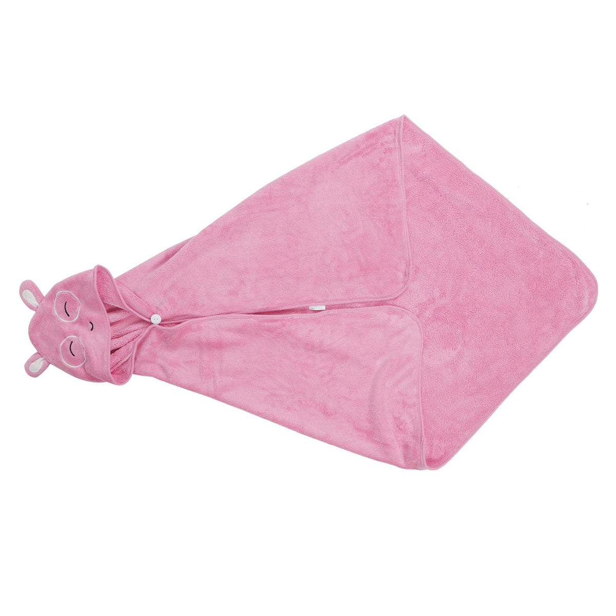 Put On/Off Easily Thicken Cute Hooded Highly Absorbent Kids Bath Towel, Coral Fleece Baby Bath Washcloths, for Baby Shower Kids 