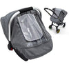 Baby Car Seat Rain Cover, Waterproof Carseat Cover with Transparent Window, Breathable Infant Car Seat Weather Shield for Girls 