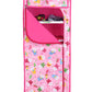 Flipzon Baby Wardrobe Plastic Multipurpose 6 Shelve, Foldable, (Unbreakable Material) (Rabbit Pattern  Pink)