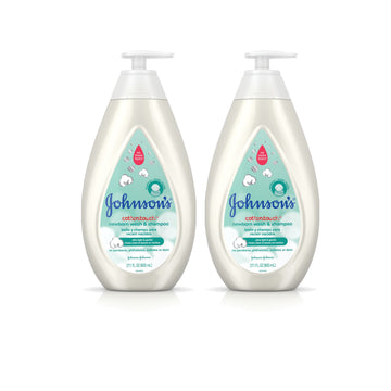 Johnson'S Cottontouch Newborn Baby Wash & Shampoo With No More Tears, Hypoallergenic And Paraben-Free Moisturization For Sensiti