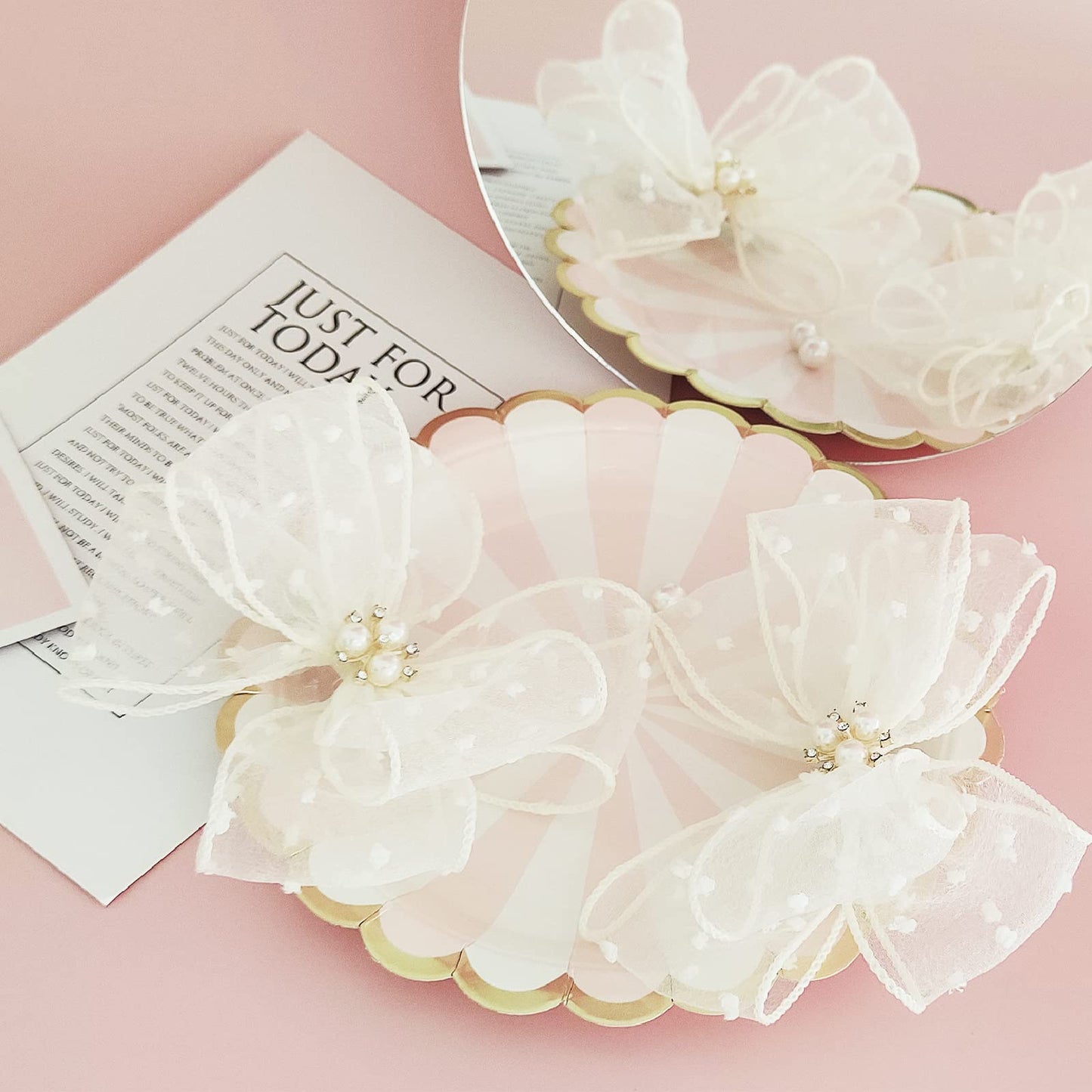 Liliebe 6    Big Girls Hair Bows With Clips, Toddler Hair Accessories For Flower Girl Dress, Unique Cheer Bows & Pigtail Bows, S