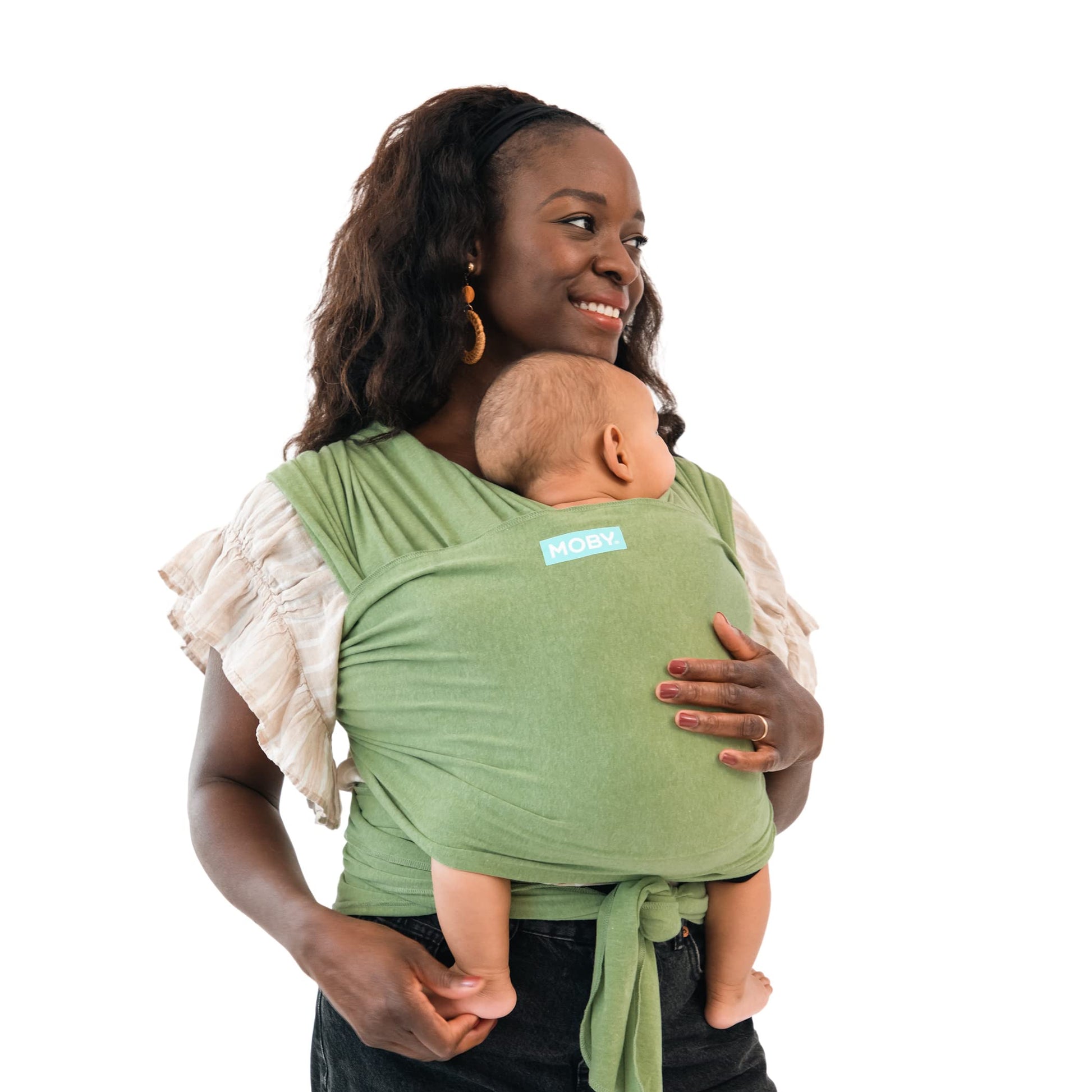 Moby Wrap Baby Carrier | Element | Baby Wrap Carrier for Newborns & Infants | #1 Baby Wrap | Baby Gift | Keeps Baby Safe & Secur