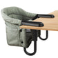 Hook On High Chair - Portable & Foldable for Babies 6-36 Months, Family & Travel Use with Carry Bag(Sage Green)