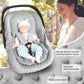 Infant Car Seat Cover Liner, Carseat Cover Liner And Protection For Baby Boys Girls, Soft Comfortable, Machine Washable, Univers