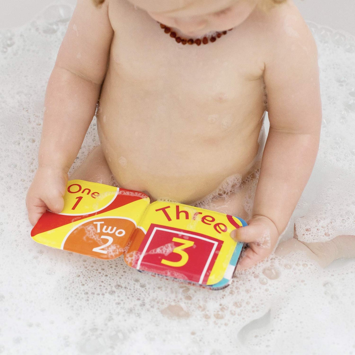 Floating Baby Bath Books Set of 4 - Bath Books for Babies, Infants - Waterproof, Mold-Free Bath Toys for Learning & Early Educat