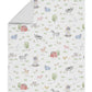 Sweet Jojo Designs Farm Animals Boy Girl Toddler Kid Childrens Comforter Bedding Set - 5 Pieces Comforter, Sham And Sheets - Wat
