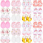 Geyoga 24 Pairs Newborn Baby Mittens No Scratch Mittens Soft Elastic Infant Baby Gloves for 0-6 Months Boy Girl(Flower)
