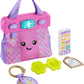 Fisher-Price Baby & Toddler Toy Laugh & Learn Going Places Learning Purse Interactive Bag & 4 Accessories for Ages 6+ Months