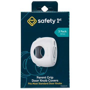 Safety 1st Parent Grip Door Knob Covers, White, One Size (Pack of 3)
