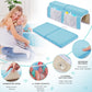 Ilpeod Baby Bath Kneeler And Elbow Rest Pad Set,Bath Kneeling Pad Thick Soft Quick Dry Baby Bathtub Mat For Baby Bathing Time,Ba