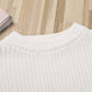 Afunbaby Baby Girl Boy Knit Sweater Blouse Pullover Sweatshirt Warm Crewneck Long Sleeve Tops For Infant Toddler (4-5T,A-White)