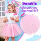 Kilofly 6Pc Girls Ballet Tutu Kids Birthday Princess Party Favor Dress Skirt Set Multicolored