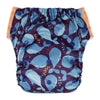EcoAble Reusable Potty Training Diaper with Insert, Daytime Pull-on Cloth Training Pants for Toddlers and Big Kids (Size 3, Whale)