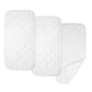 TL Care Ultra Soft Quilted Waterproof Changing Table Pad Liners, 11.5 x 23 3Count