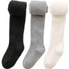Vanberfia Baby Girls Tights Cable Knit Leggings Stockings 3 Pack Pantyhose Infants Toddlers 2-10T(4-6T,Cll10207