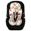 Hnhuaming Floral Baby Car Seat Head And Body Support,2-In-1 Reversible Carseat Insert,Soft Cushion For Stroller, Swing, Bouncer,