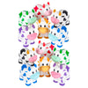 One Dozen (12) 2 Rubber Bath Toy Animals (Cows)