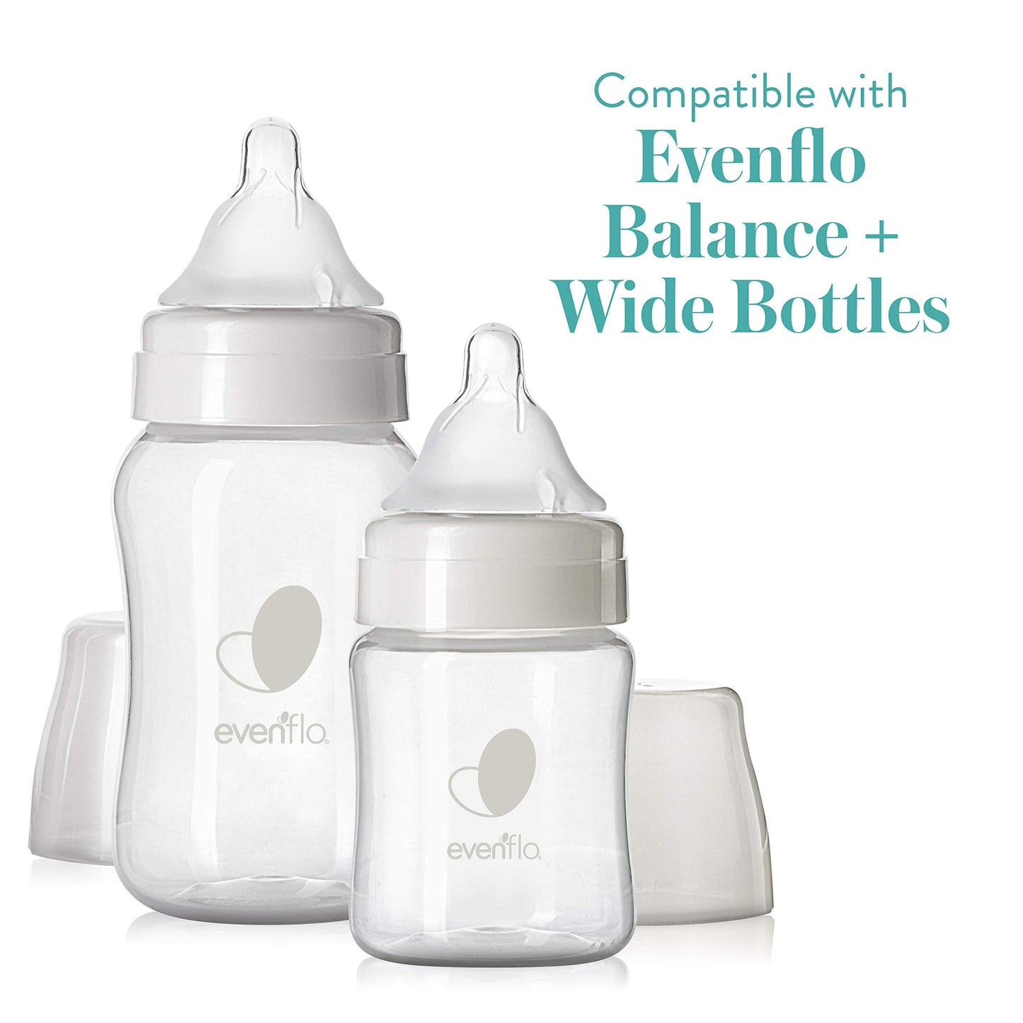Evenflo Feeding 6 Piece Balance Plus Wide Neck Nipples For The Balance Plus Wide Neck Baby Bottles, 8 Months +