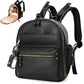 Miss Fong Mini Diaper Bag Backpack Leather Diaper Bag, Baby Diaper Bag, Small Diaper Bag, 11 Pockets Diaper Bag Organizer With H