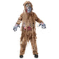 Spooktacular Creations Halloween Swamp Skeleton Living Dead Costume, Brown Zombie Costume For Halloween Kids Monster Role-Playin