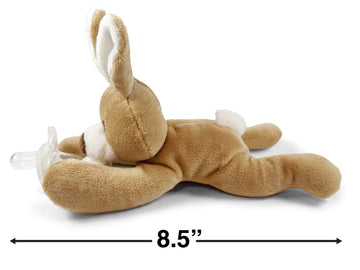 Detachable Pacifier Holder - Plush Animal & Infant Pacifier - Giraffe