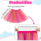 Kilofly Girls Ballet Tutu Kids Birthday Princess Party Favor Dress Skirt Set Of 6 Multicolored