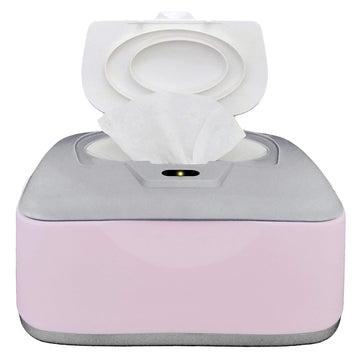 GOGO pure Baby Wet Wipes Warmer & Dispenser, Holder and Case - Purple, Playful/Cute, with Easy Press On/Off Switch, Holds 100 Wi