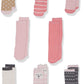 Hudson Baby Baby Girls Cotton Rich Knee-High Casual Socks, Forest Girl, 6-12 Months Us