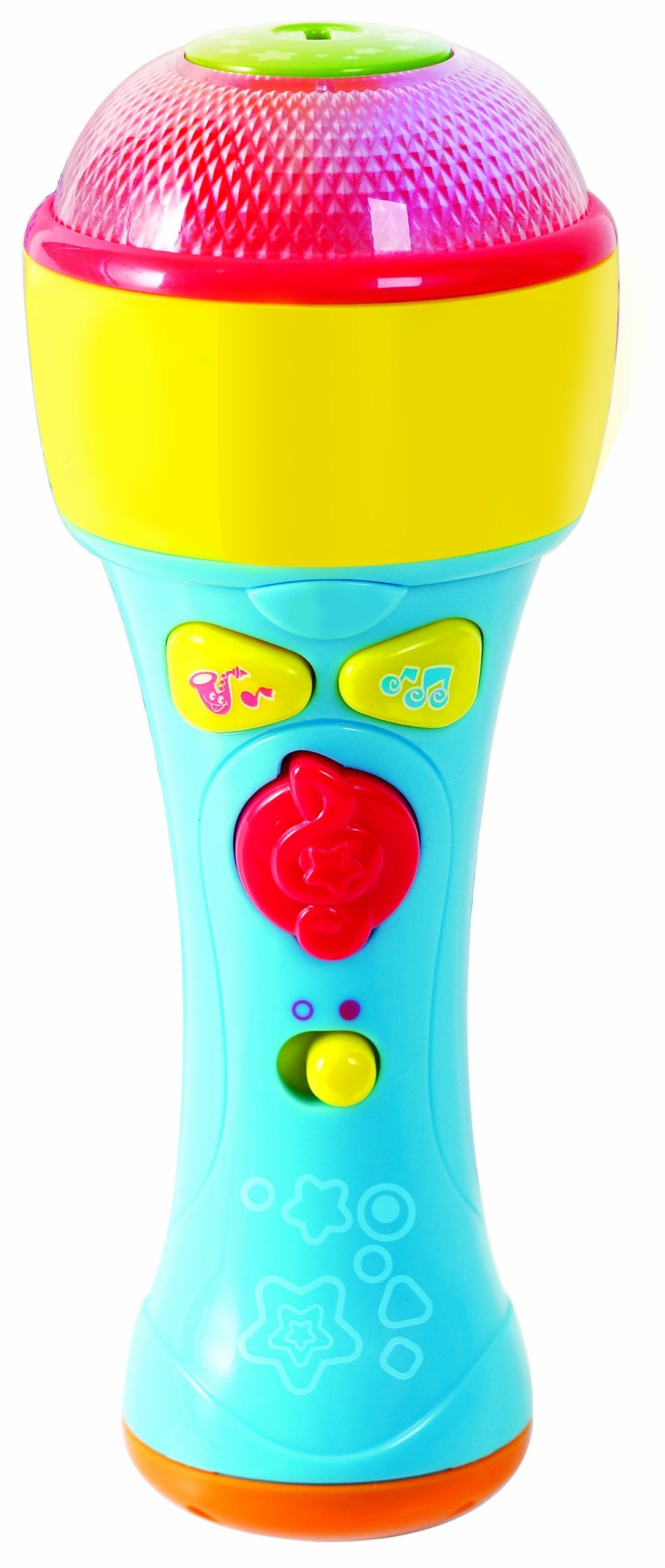 PlayGo Tiny Musicians Sing Along Mic Music Player with built in Speakers, Preprogrammed Music For 18 Months & Up