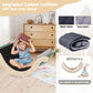 Bierum 8 In 1 Montessori Pikler Triangle Set With Soft Cushion, Foldable Toddler Climbing Toys With Ramp For Sliding Or Climbing