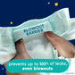 Pampers Overnight Diapers - Swaddlers Overnights - Size 5, 50 Count, Disposable Baby Diaper, Night Time Leak And Skin Protection