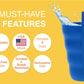 Arrow Home Products Sip A Cup With Built In Straw, 10Oz, 6Pk - Bpa-Free Straw Cups For Kids Great For Everyday Use - Made In The