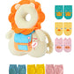 Head Safety Protector Pad For Baby Toddler Walker,Infant Talking Head Protection Backpack Cushion (Z Yellow Lion Sets)