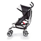 Summer Infant 3Dlite Convenience Stroller, Black - Lightweight Stroller With Aluminum Frame, Large Seat Area, Mesh Siding, 4 Pos