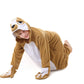 Canasour Sloth Onesie Kids Halloween Cosplay Costume Girls One Piece Pjs Anime Unisex Hoodie Pajamas Brown For 5T Boys Party Pyj