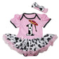 Petitebella 1St Cowgirl Hat Baby Dress Nb-18M (Pink/Cow, 12-18 Months)