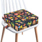 Toddler Booster Seat For Dining Table,4 Inches Washable Double Safer Straps Non-Slip Bottom Booster Seat For Kids, Portable Trav