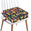 Toddler Booster Seat For Dining Table,4 Inches Washable Double Safer Straps Non-Slip Bottom Booster Seat For Kids, Portable Trav