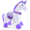 PonyCycle Ride on Unicorn Horse Toys for Girls Toddler Rocking Horse (with Brake/ 30 Height/Size 3 for Age 3-5) Purple Unicorn P