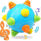 VANLINNY Toddlers Baby Music Shake Ball Toy Bumble Ball for Babies,Dancing Bumpy & Interactive Sounds Crawl Ball Toy, Best Bounc