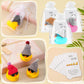 Liliful 60 Set Employee Appreciation Gift Bulk for Coworker Inspirational Mini Rubber Ducks with Glasses You are Awesome Sign Yo