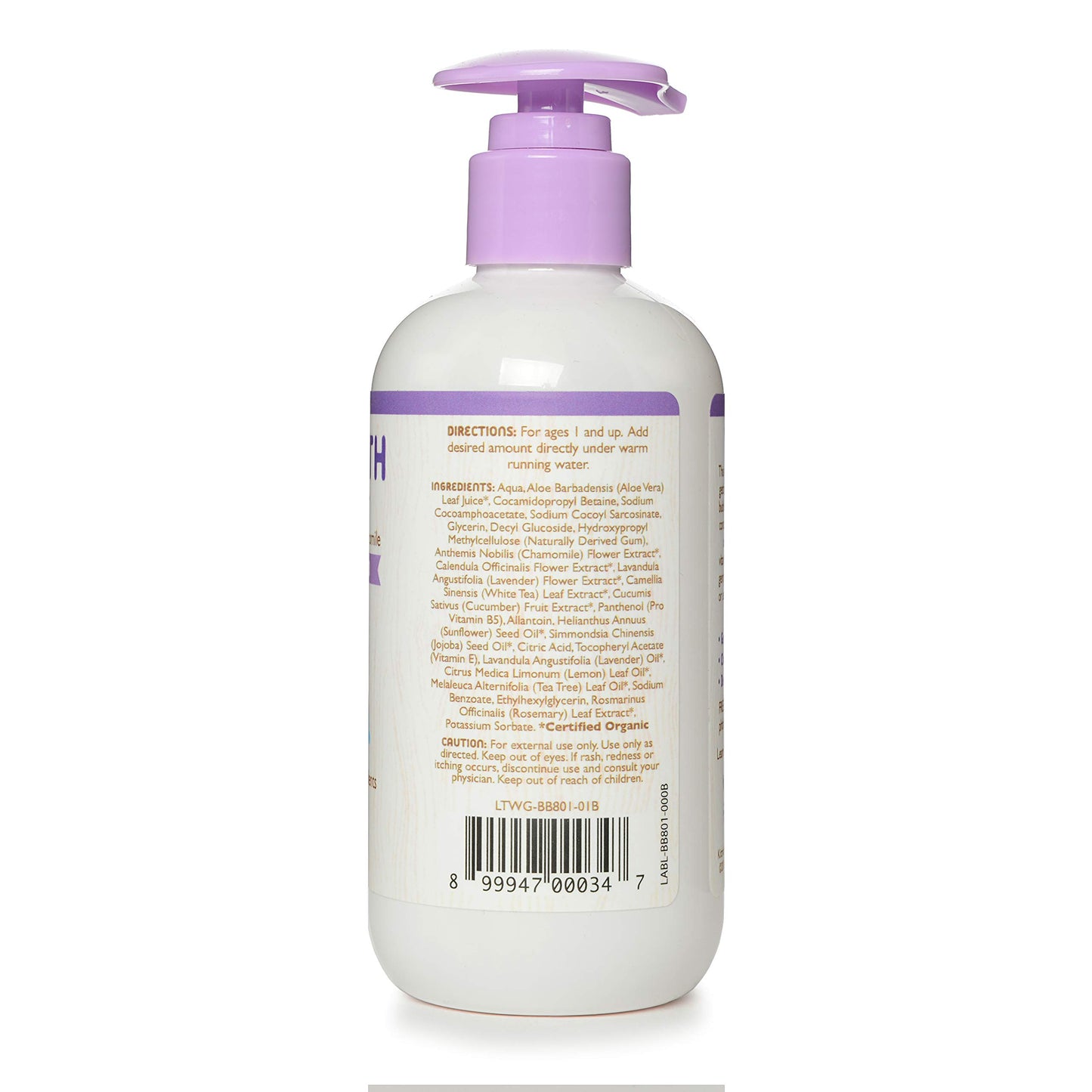 Little Twig Bubble Bath, Baby Bath Essential With Natural Plant Derived Formula, Vegan, Gluten-Free, Paraben-Free, Calming Laven
