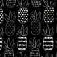 Bapronbaby Pineapple Monochrome Splash Mat - Waterproof Catch-All For Under High Chairs, Floors, Tables, Playtime Or Arts & Craf